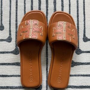 Tory Burch Double T Sport Slide